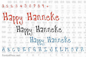 Happy Hanneke Font
