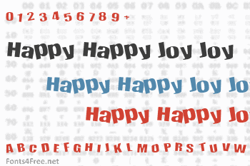 Happy Happy Joy Joy Font