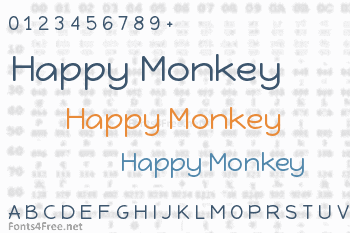 Happy Monkey Font