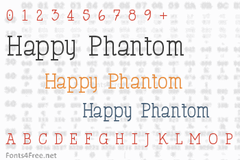 Happy Phantom Font