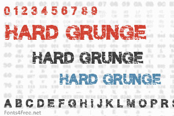 Hard Grunge Font