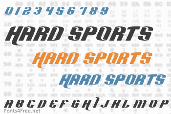 Hard Sports Font