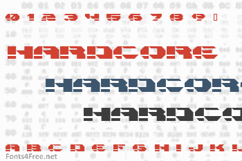 Hardcore Font