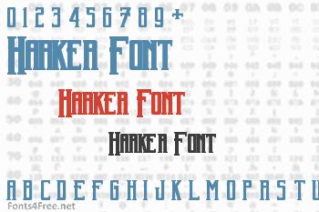 Harker Font