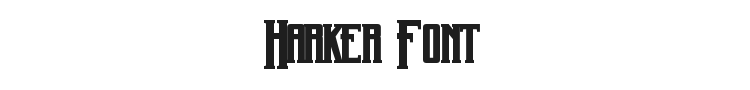 Harker Font Preview