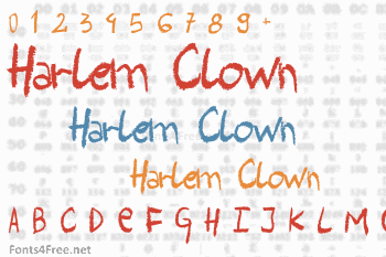 Harlem Clown Font