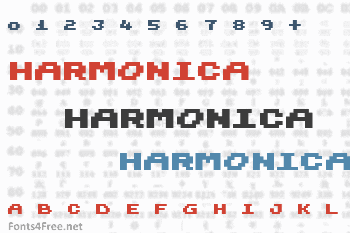 Harmonica Font