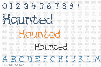 Haunted Font