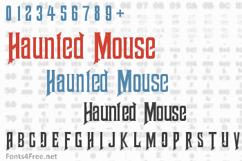 Haunted Mouse Font