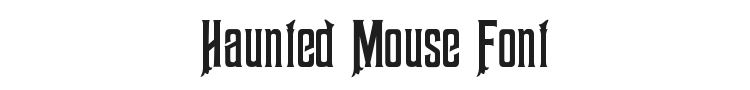 Haunted Mouse Font Preview