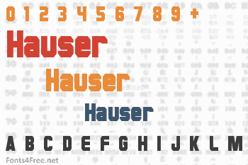 Hauser Font