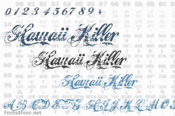 Hawaii Killer Font