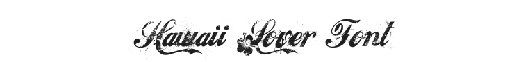 Hawaii Lover Font Preview