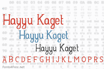 Hayyu Kaget Font