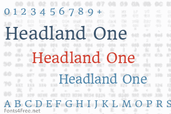 Headland One Font