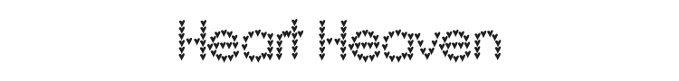 Heart Heaven Font Preview