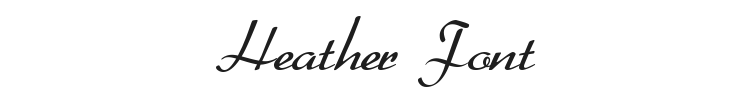 Heather Font Preview