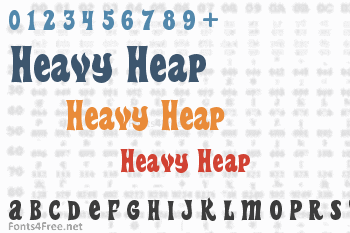 Heavy Heap Font
