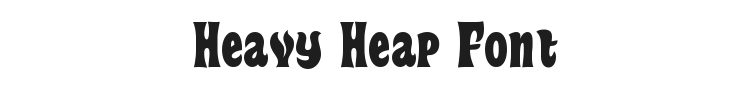 Heavy Heap Font