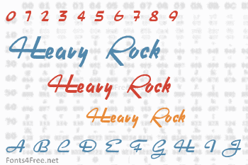 Heavy Rock Font