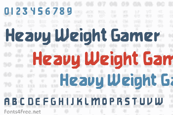 Heavy Weight Gamer Font