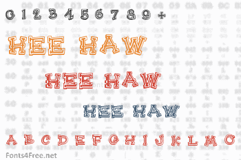 Hee Haw Font