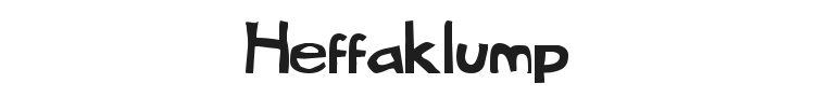 Heffaklump Font