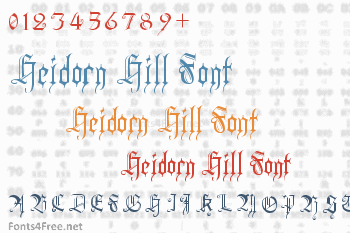 Heidorn Hill Font