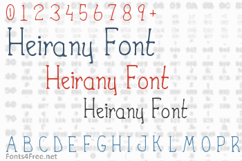 Heirany Font