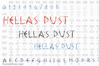 Hellas Dust Font