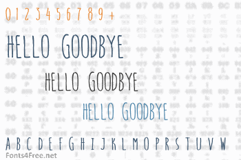 Hello Goodbye Font
