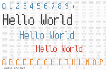 Hello World Font