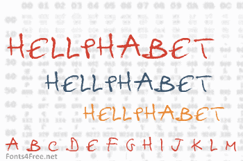 Hellphabet Font