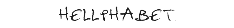 Hellphabet Font