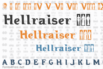 Hellraiser 3 Font