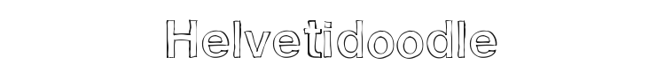 Helvetidoodle Font Preview