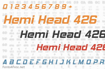 Hemi Head 426 Font