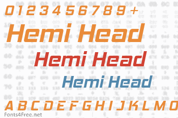 Hemi Head Font