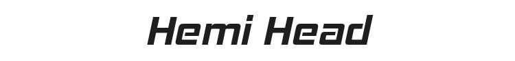 Hemi Head Font