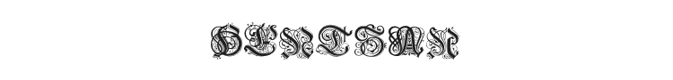 Hentzau Initials Font