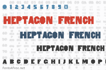 Heptagon French Font