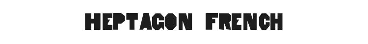 Heptagon French Font Preview
