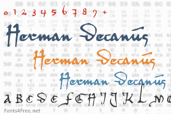 Herman Decanus Font
