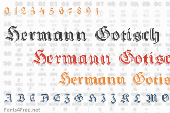 Hermann Gotisch Font