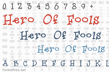 Hero Of Fools Font