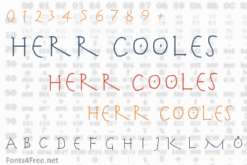 Herr Cooles Writing Font