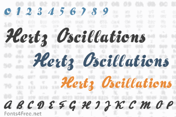 Hertz Oscillations Font