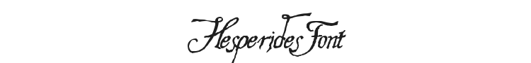 Hesperides Font Preview