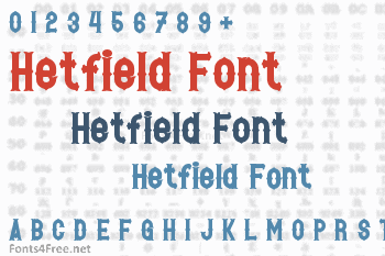 Hetfield Font