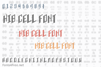 HIB Cell Font